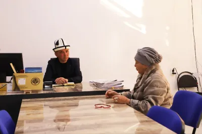 Мэр Нургазы Асылбеков Талас шаарынын тургундарын кабыл алды