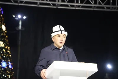 Талас шаарында Жаңы жыл майрамы салтанаттуу белгиленди