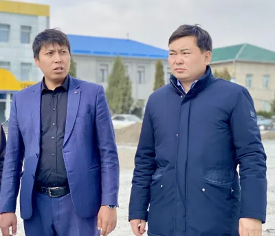 Талас шаарынын мэри курулуш иштери менен таанышты.