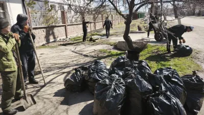 Талас шаарында жалпы ишембилик өткөрүлдү.